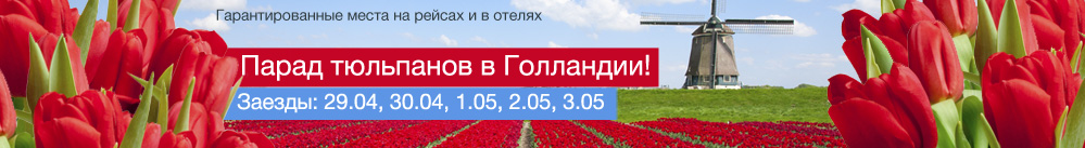 Парад тюльпанов в Голландии Парад тюльпанов в Голландии
